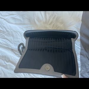 Victoria Secret Gray Quilted Crossbody Purse